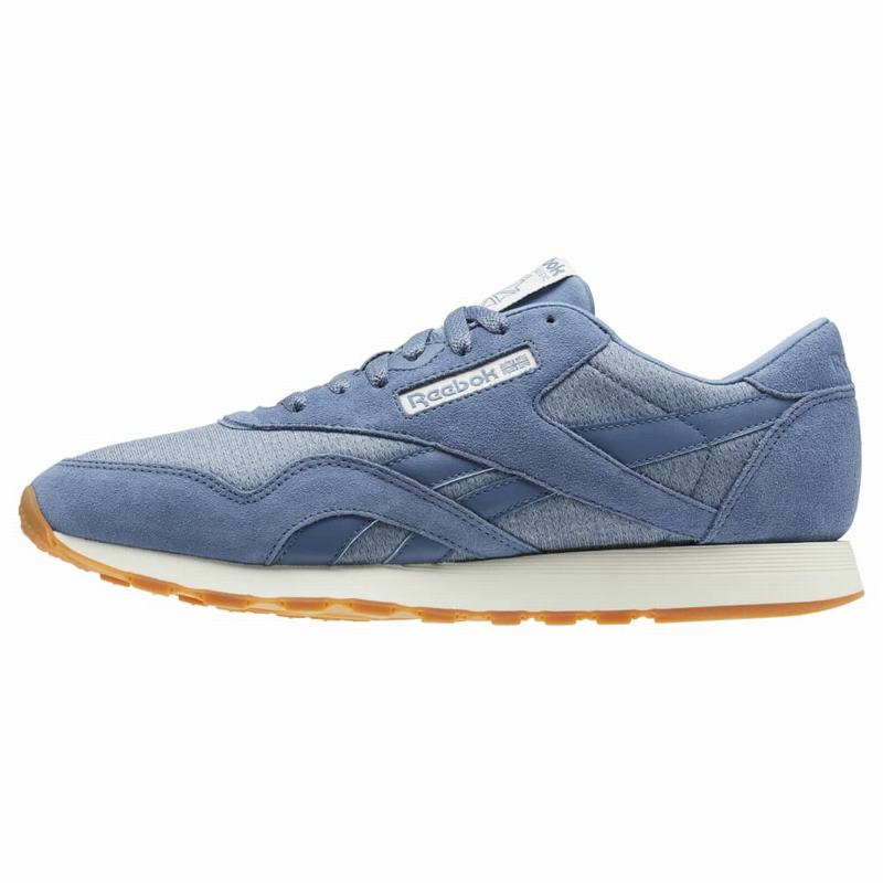 Tenisi Reebok Classic Nylon M Barbati Albastri Romania SY3220FR